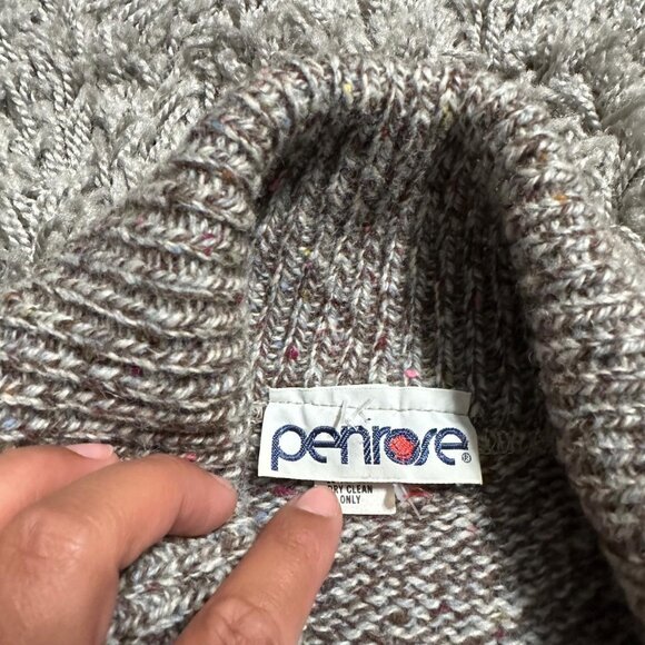 Penrose Cottage Minimalist Vintage Wool Sweater Vest Size L - Picture 4 of 4